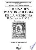 I jornades d'antropologia de la medicina