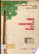 I Seminatio de Profesores Forestales de la Zona Andina