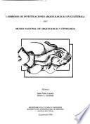 I Simposio de Investigaciones Arqueológicas en Guatemala, 1987