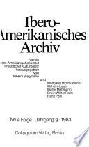 Ibero-amerikanisches Archiv