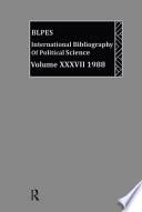 Ibss: Political Science: 1988