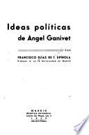 Ideas políticas de Angel Ganivet