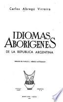 Idiomas aborígines de la República argentina