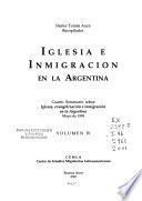 Iglesia e inmigración en la Argentina