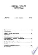 Iglesia, pueblos y culturas