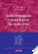 Igualdad de oportunidades e igualdad de género