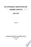 II Congreso Argentino de Americanistas