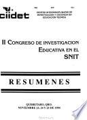 II Congreso de Investigación Educativa en el SNIT