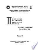 II Encuentro de Historia Argentina y Regional