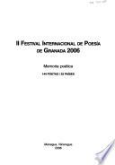 II Festival Internacional de Poesía de Granada, 2006
