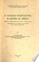 II ̊Congresso internacional de historia de América