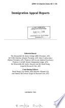 Immigration Appeals