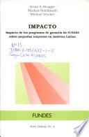 Impacto de los programas de garantía de FUNDES sobre pequeñas empresas en América Latina