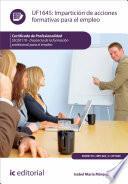 Impartición de acciones formativas para el empleo. SSCE0110