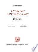Impresos novohispanos, 1808-1821