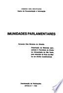 Imunidades parlamentares