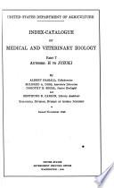 Index-catalogue of Medical and Veterinary Zoology. Authors