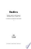Index: International survey of Roman law