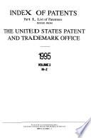 Index of Patents Issued from the United States Patent and Trademark Office