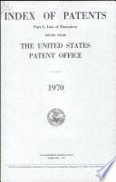 Index of Patents Issued from the United States Patent Office