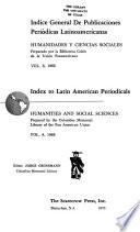 Index to Latin American periodicals