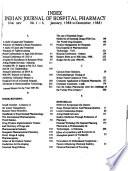 Indian Journal of Hospital Pharmacy
