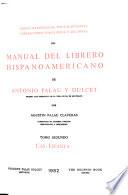 Indice alfabético de títulos-materias, correcciones, conexiones y adiciones del Manual del librero hispanoamericano de Antonio Palau y Dulcet: Cas-Espanya