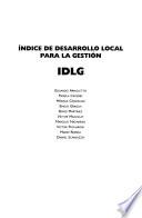 Indice de desarrollo local para la gestión