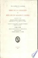 Índice de la colección de don Luis de Salazar y Castro. Tomo XVIII.