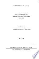 Índice de la revista Bohemia, letras potosinas, 1942-1993