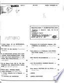 Indice de las letras