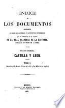 Indice de los documentos procedentes de los monasterios