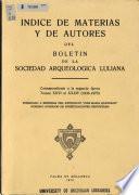 Indice de materias y autores (1935-1975)