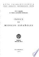 Indice de médicos españoles
