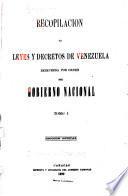 Indice general alfabético de la Recopilación de leyes y decretos de Venezuela: A-G