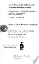 Indice general de publicaciones periódicas latinoamericanas