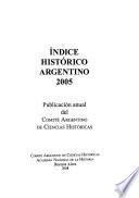 Indice histórico argentino 2005