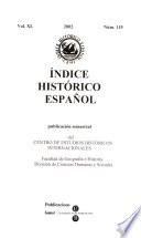 Indice histórico español