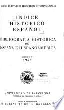 Indice histórico español