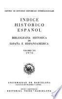 Indice histórico español