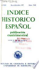 Indice histórico español