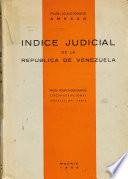 Indice judicial de la República de Venezuela