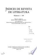 Indices de Revista de literatura