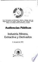 Industria minera, extractiva y derivados