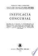 Ineficacia concursal