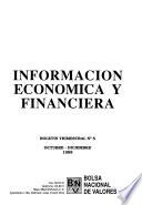 Información económica y financiera