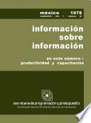 Información sobre información 1978. Septiembre. Año 1, número 10. En este número: productividad y capacitación