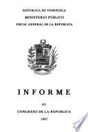 Informe al Congreso de la República