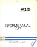 Informe Anual 1987