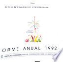 Informe Anual 1992